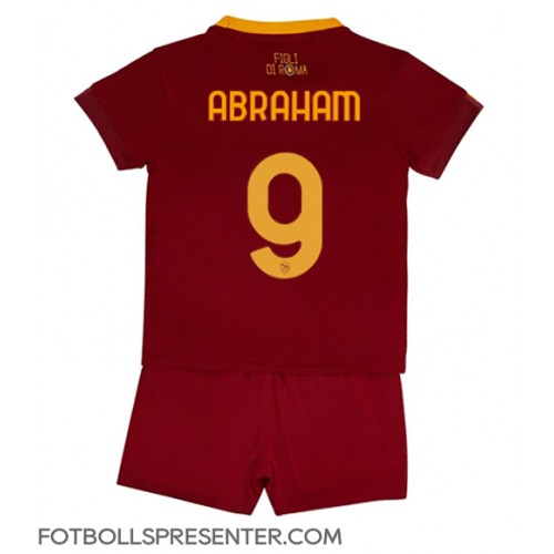 AS Roma Tammy Abraham #9 Hemmatröja Barn 2022-23 Kortärmad (+ korta byxor)